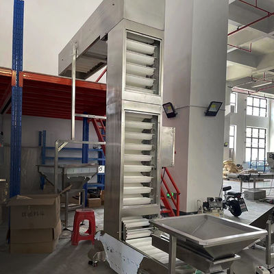 Fully Enclosed Z Type Bucket Conveyor for Dust Control in Food and Chemical Industries