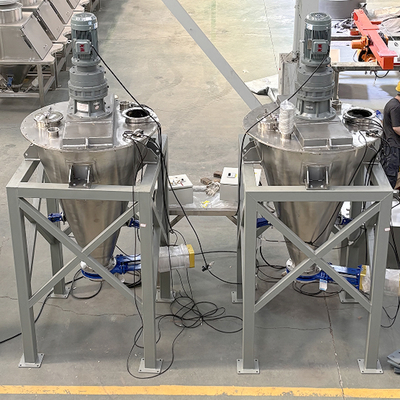 Conical Mixer for Uniform Mixing of Powder and Granular Materials in Chemical Food and Building Materials Industries