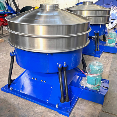 Ceramic powder material vibrating separation screening machine, imitating manual shaking powder impurity removal vibrating screen