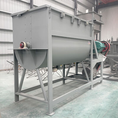 Stainless Steel Ribbon Blender Machine with PLC Control System for Customizable Volume Industrial Mixing