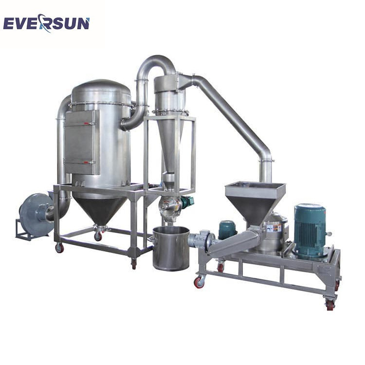 Air Classifier Milk Ultrafine Powder Grinder Machine For Chinese Herbal Medicine