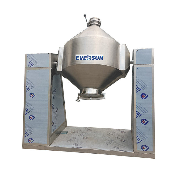 Customized Premix Blender Machine Double Cone Mixer For Chemical Blending 8 - 20 RPM