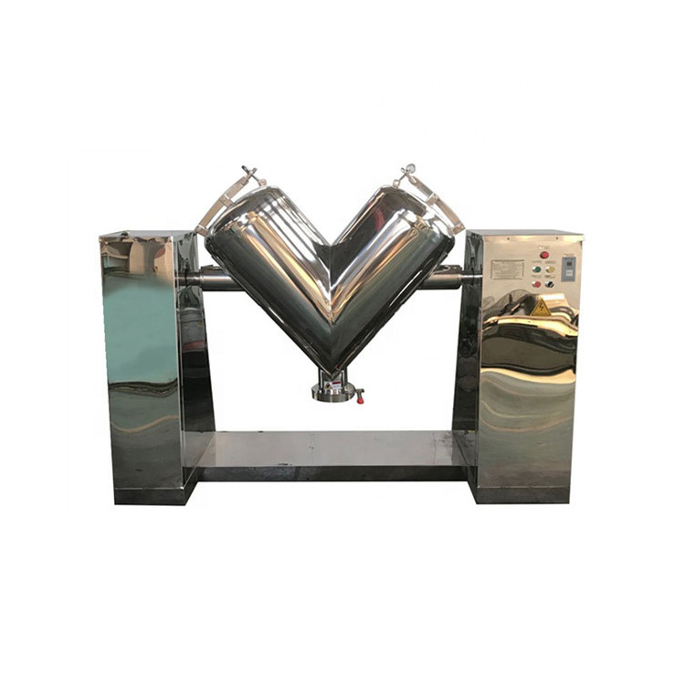 Stainless Steel 304 / 316L V Type Powder Mixer With Maximum Loading Weight 5-1200kg