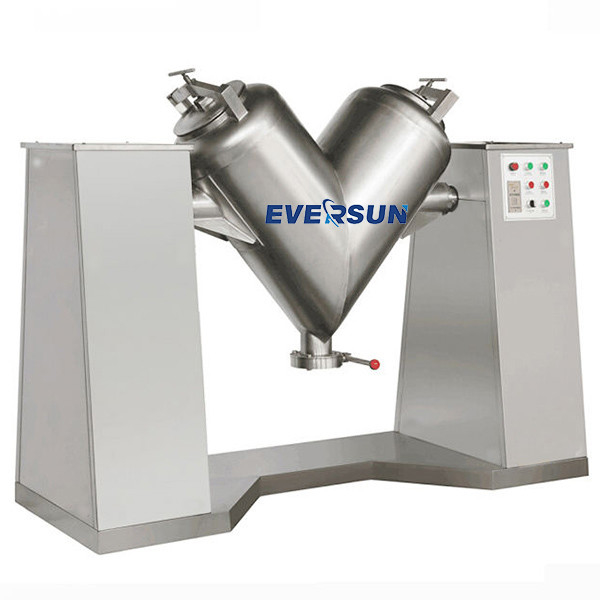 Customized Mixing Process V Type Powder Mixer With Effective Volume 5-2500 L