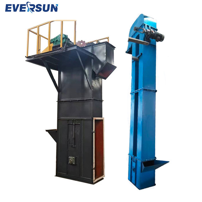 Chain Drive Type Bucket Elevator Vertical Conveyor For Seeds Fertilizers