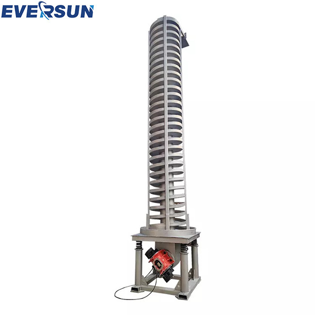 Feed Grain Stainless Steel Vertical Vibration Cooling Screw Elevator Non-standard