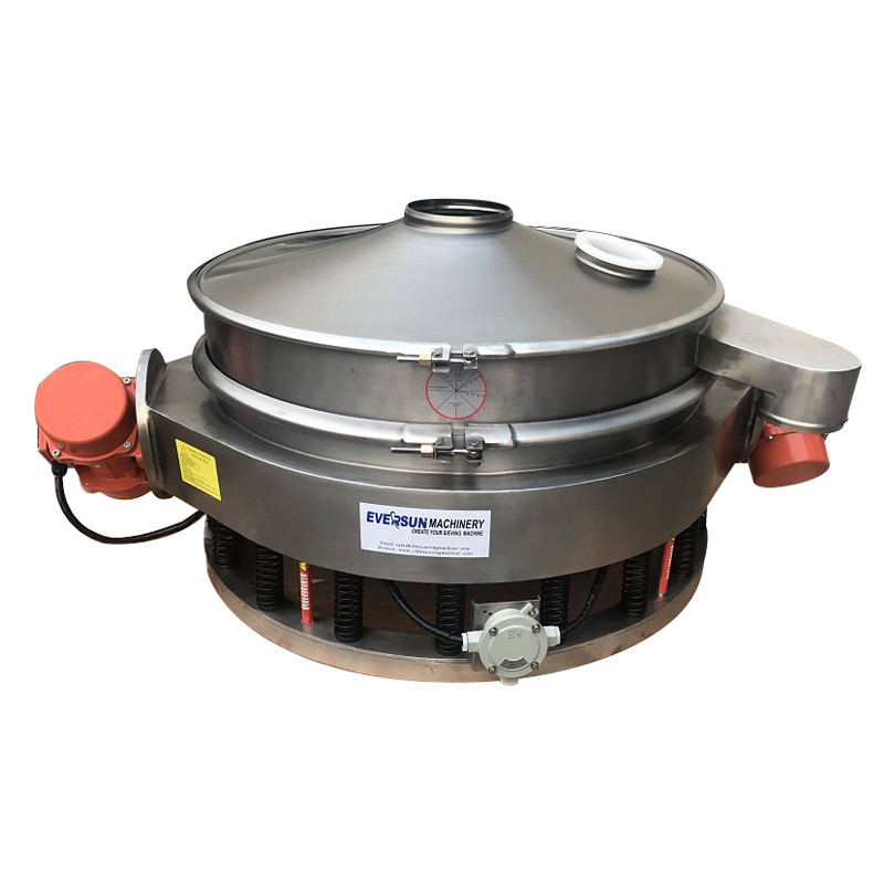 food-grade vibrating screener for particle screening