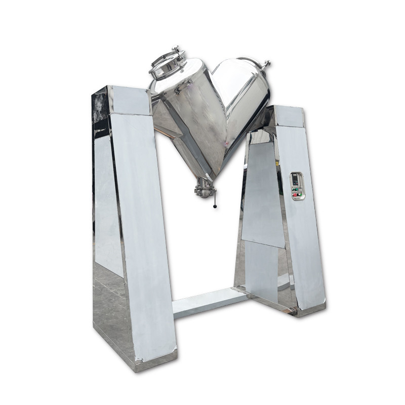 V-shaped Dry Powder Mixer Powder Particle Stainless Steel Agitator