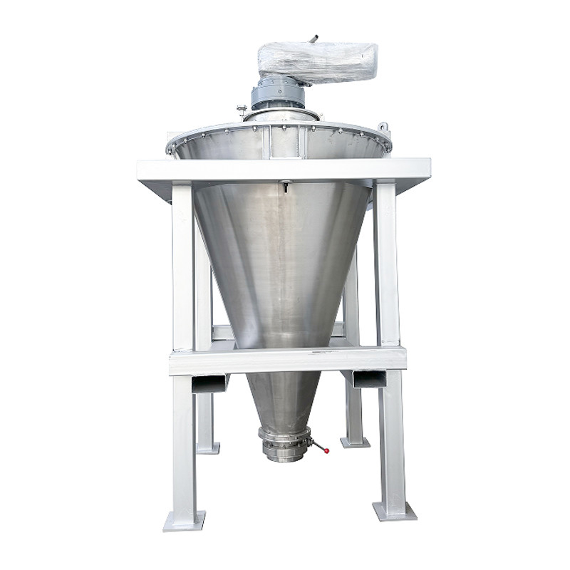 Conical Mixer for Uniform Dispersion of Powder and Granular Materials Simple Structure and Low Energy Consumption