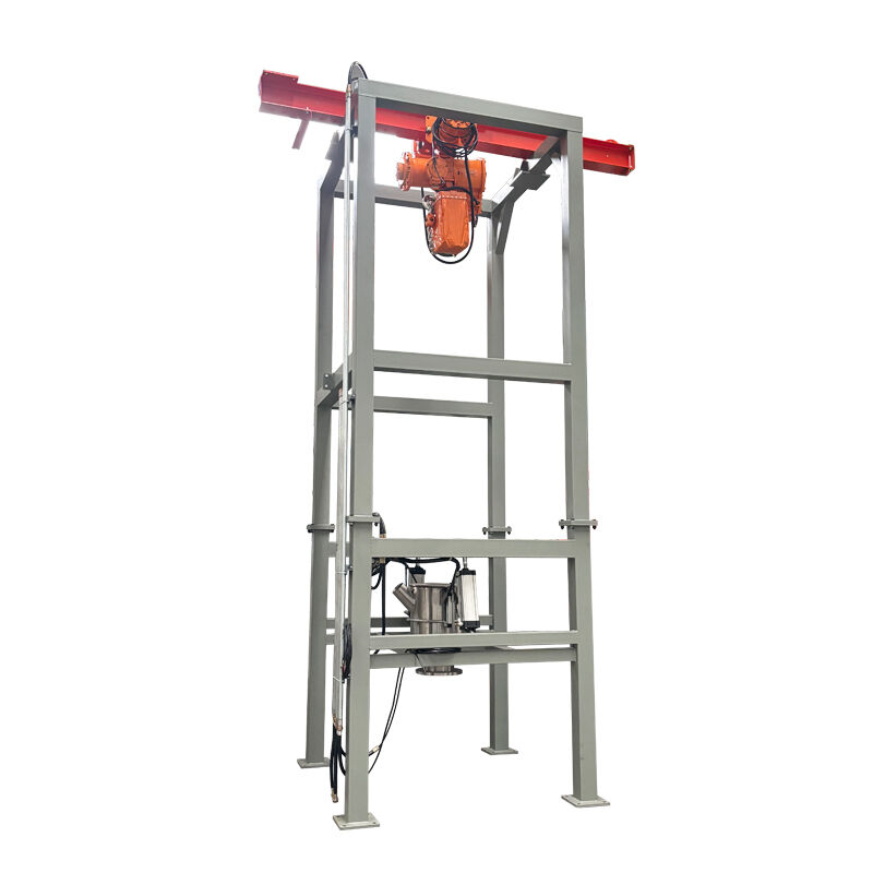 Bulk Bag Unloader Ideal for Handling Powdered Granular Materials with Dust Control in Chemical Building and Grain Sectors