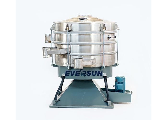 Powder Processing Vibratory Tumbler Machine With Pneumatic Lifting Device