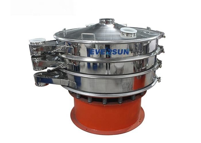 High Precision Classifying Vibratory Screen Sifter For Detergent Powder Screening
