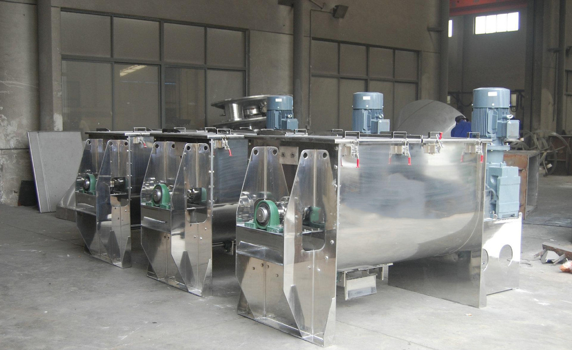 Capacity 100Kg Ribbon Blender Machine Stainless Steel Powder Mixing Machine