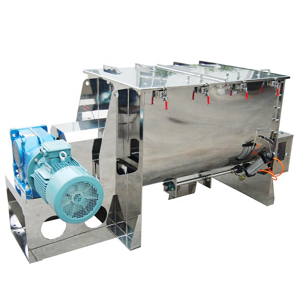 Double Screw Ribbon Blender Mixer Dry Powder Mixing Machine For Chemicals
