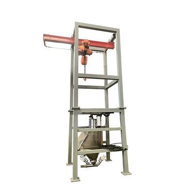 Gravity Unloading and Vibration-Assisted Bulk Bag Unloader for Chemical and Building Materials