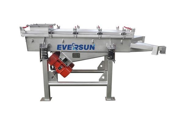 Rectangular Stainless Steel Linear Particle Grading Sieving Machine