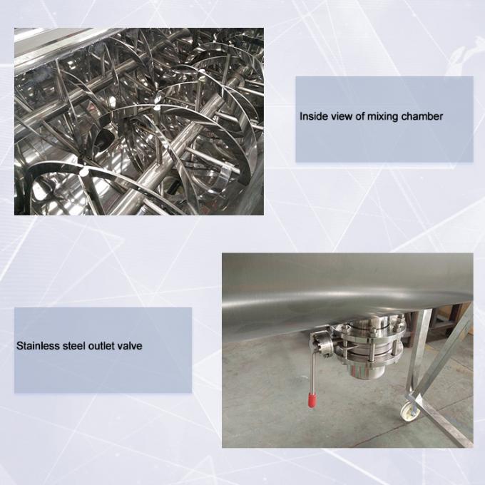 5L Laboratory Ribbon Blender Machine Pesticides Dry Powder Blender