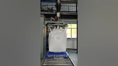 Stainless steel food-grade powder ton bag packaging machine: High-precision quantitative filling