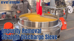 Stainless steel industrial food impurity removal and filtration direct discharge screen.#Screening