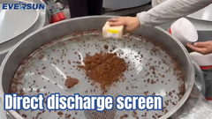 Linear screening meets the classification requirements of granular materials