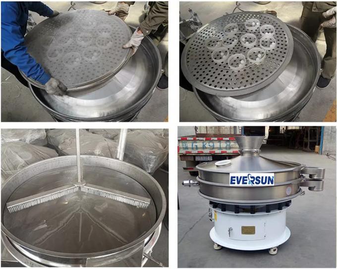 High Efficiency Sand Gravel Rotary Vibrating Screen Stone Screening Machine
