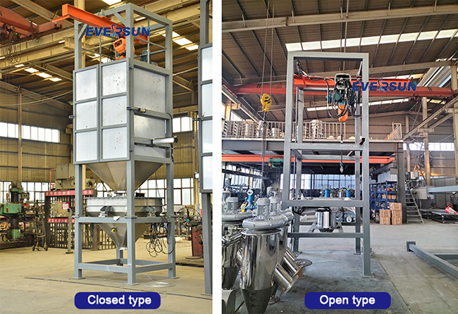 Low Maintenance Stainless Steel FIBC Bag Unloading System Bulk Bag ...